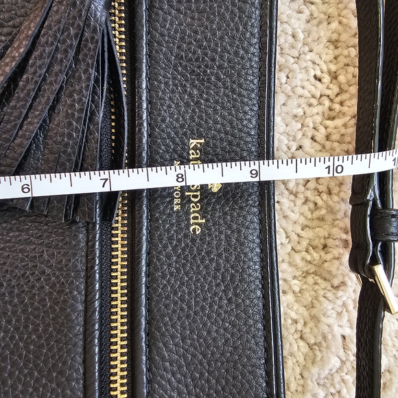 Kate Spade Black Leather Crossbody Bag - Picture 5 of 6